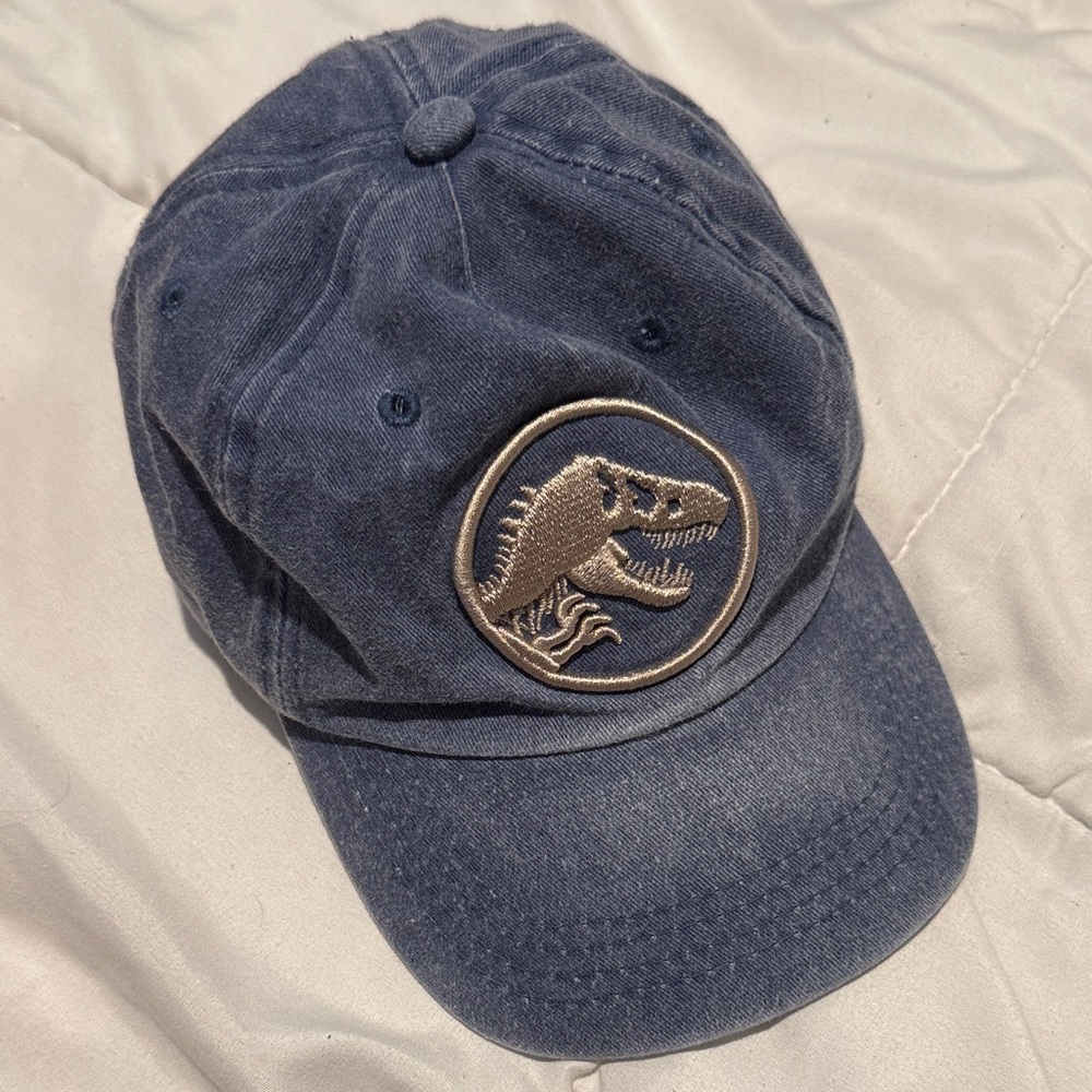 Jurassic World 🦖 🌎 Jean denim/silver Velcro 🧢 cap